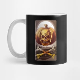 Happy Halloween, Pumpkin, Skull Mug